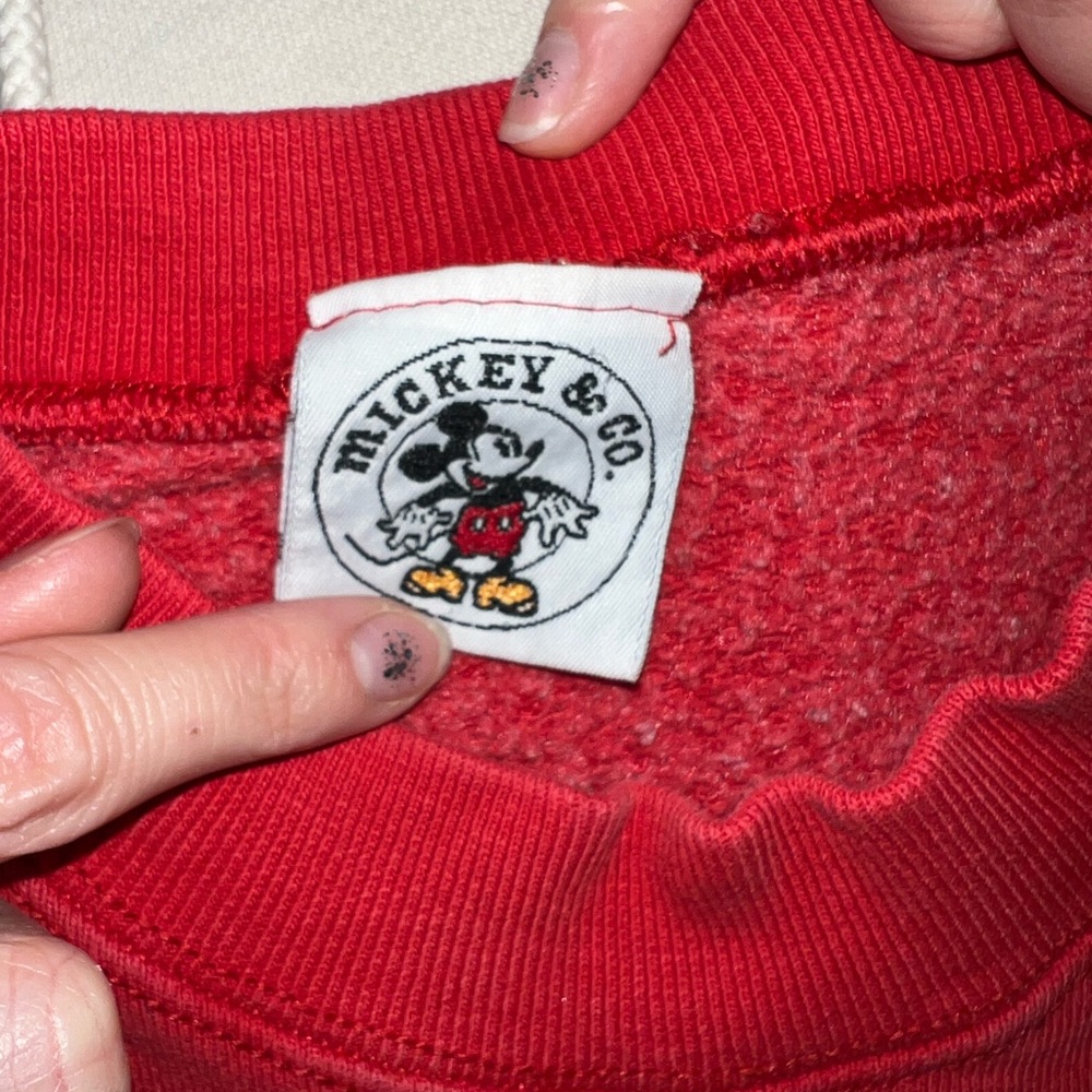 Vintage Disney Mickey Mouse crew neck sweatshirt